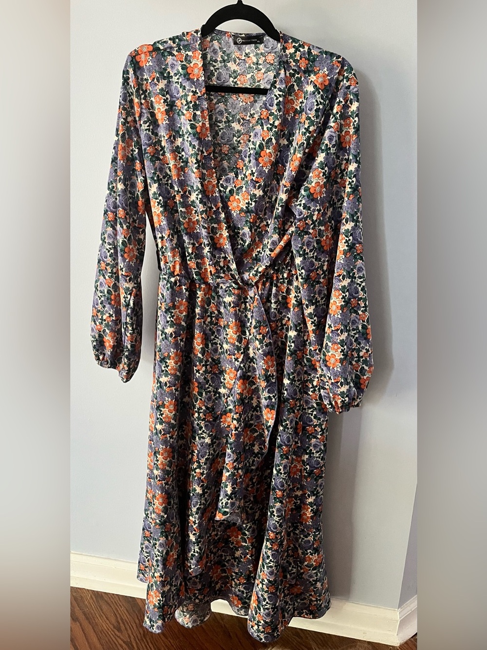 PrettyGarden Women's Long Sleeve Floral Dress XL